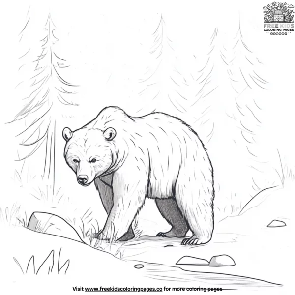 Bear spirit coloring pages