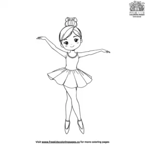 Beautiful Ballerina Coloring Pages