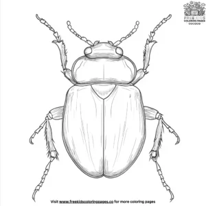 Beetle Coloring Pages