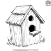 Bird House Coloring Pages