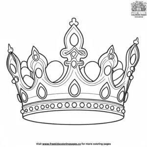 Birthday crown adventures coloring pages