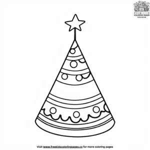 Birthday Hat Coloring Pages