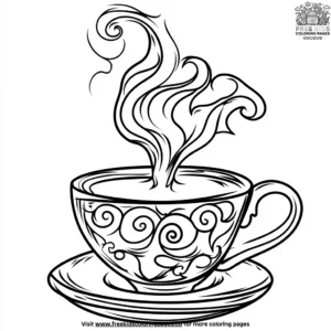 Brew tiful Coffee Break Coloring Pages