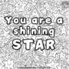 Bright Stars Coloring Pages