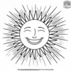 Bright Sun Coloring Pages