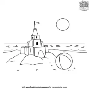 Bubbly Beach Day Coloring Pages