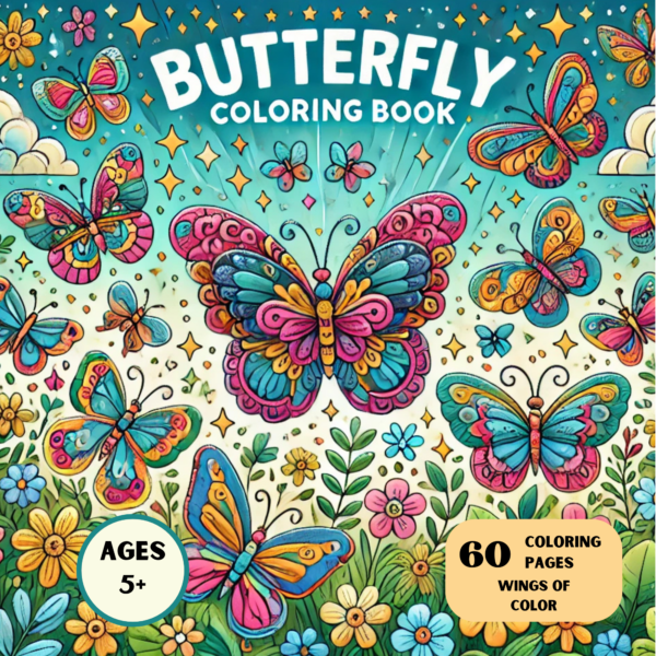 Butterfly coloring book