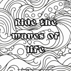 Calm Waves Coloring Pages