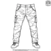 Camouflage Veterans Pants Coloring Pages