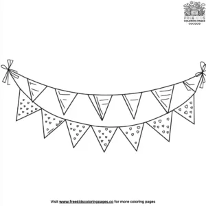 Carnival Banner Coloring Pages