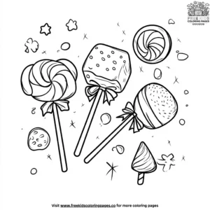 Carnival Candy Coloring Pages