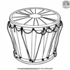 Carnival Drum Coloring Pages