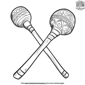 Carnival Drumstick Coloring Pages