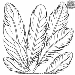 Carnival Feather Coloring Pages