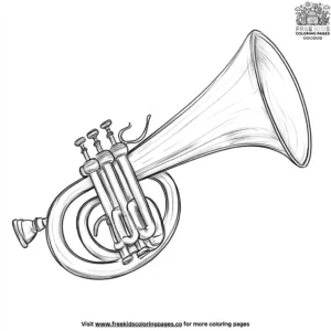 Carnival Horn Coloring Pages