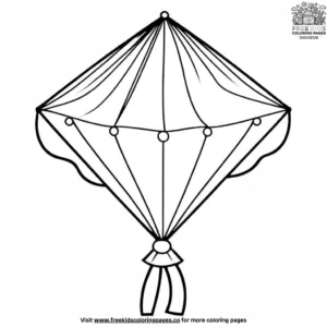 Carnival Kite Coloring Pages