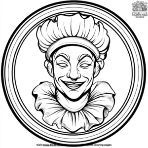 Carnival Medal Coloring Pages