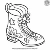 Carnival Shoe Coloring Pages