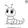 Cartoon Caterpillar Coloring Pages