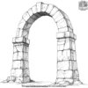 Castle Archway Coloring Pages