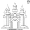 Castle Gate Coloring Pages