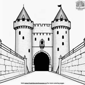 Castle Tower Coloring Pages