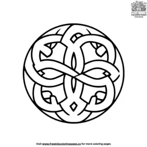 Celtic knot stained glass pages