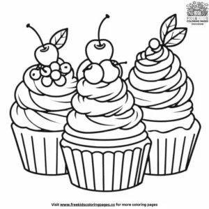 Cherry Top Coloring Pages