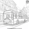 City Bus Coloring Pages