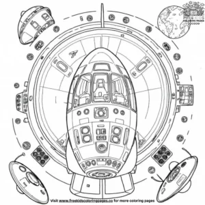 Command Pod Coloring Pages