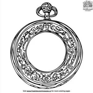 Compact Mirror Coloring Pages