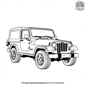 Compass Jeep Coloring Pages