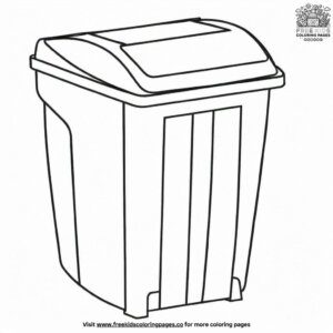 Compost bin coloring pages