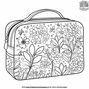 Cosmetic Bags Coloring Pages