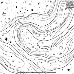 Cosmic Clouds Coloring Pages