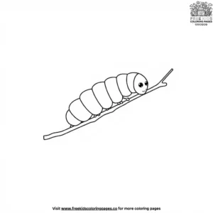 Crawling Caterpillar Coloring Pages