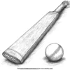 Cricket Bat Coloring Pages