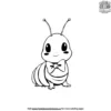 Cute Caterpillar Coloring Pages