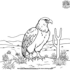 Desert eagle coloring pages