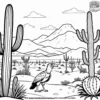 Desert Life Coloring Pages