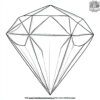 Diamond Shape Coloring Pages