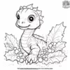 Dino and Holly Coloring Pages