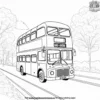 Double Decker Bus Coloring Pages