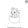 Dragon Hatchling Coloring Pages