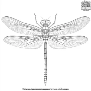 Dragonfly Coloring Pages