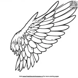 Eagle feathers coloring pages