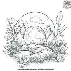 Earth Spirit Coloring Pages