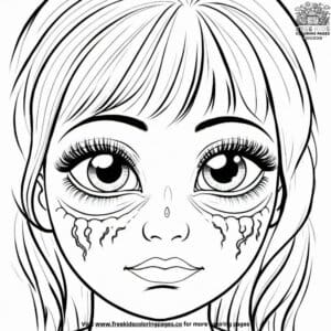 Eerie Eye Coloring Pages