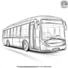 Electric Bus Coloring Pages