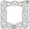 Elegant Family Picture Frame Coloring Pages